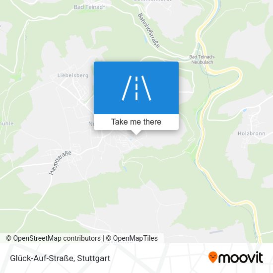 Glück-Auf-Straße map