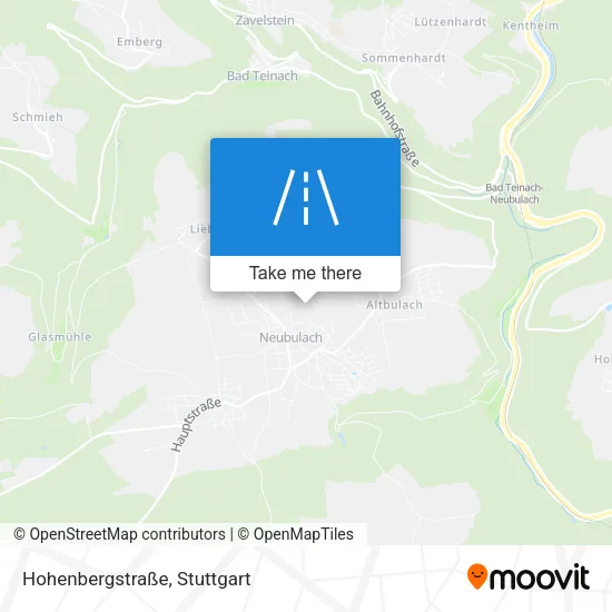 Карта Hohenbergstraße