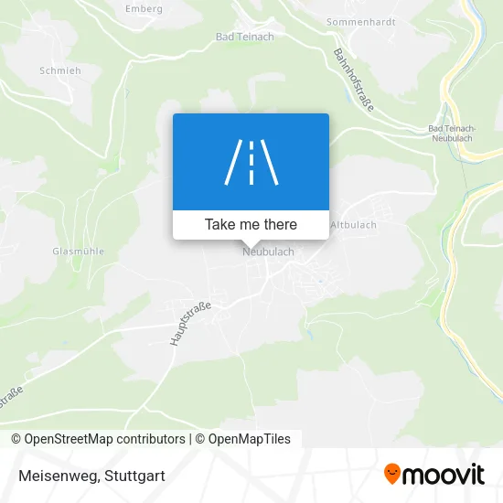 Карта Meisenweg
