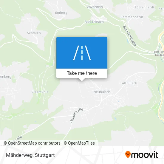 Карта Mähderweg