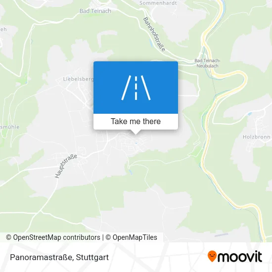 Карта Panoramastraße