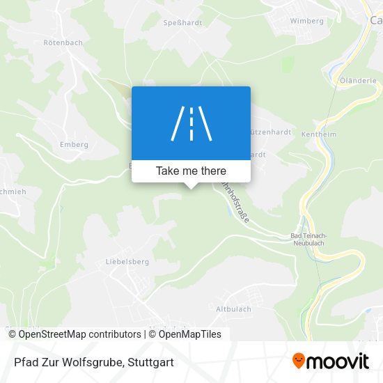 Карта Pfad Zur Wolfsgrube