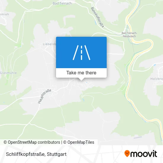 Карта Schliffkopfstraße