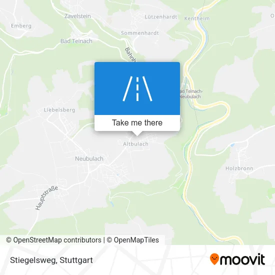 Карта Stiegelsweg