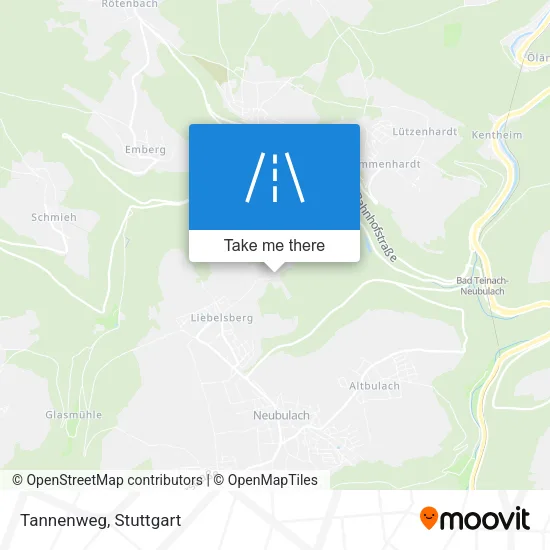 Карта Tannenweg