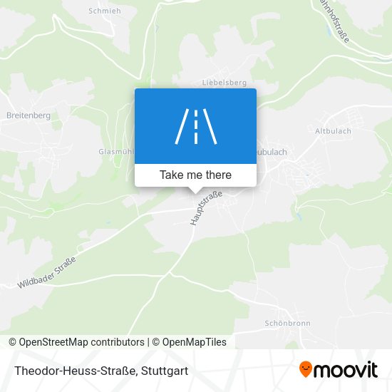 Theodor-Heuss-Straße map
