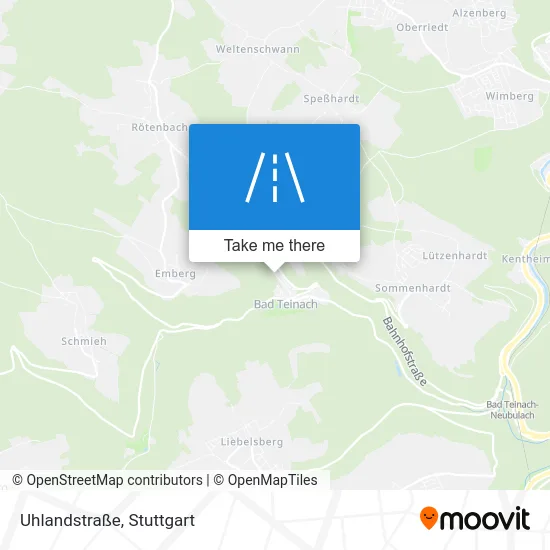 Карта Uhlandstraße
