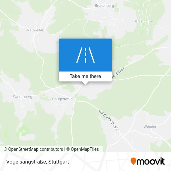 Карта Vogelsangstraße