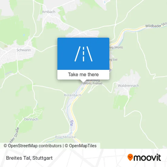 Карта Breites Tal