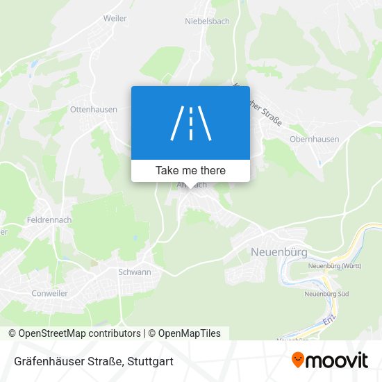 Gräfenhäuser Straße map