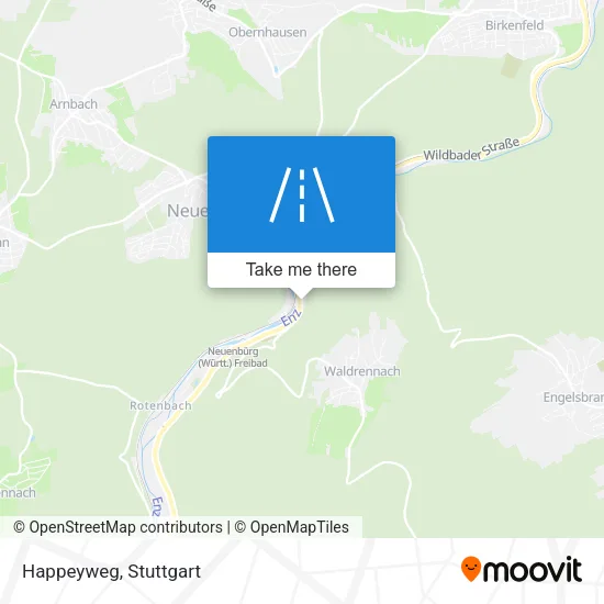 Happeyweg map