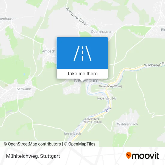 Карта Mühlteichweg