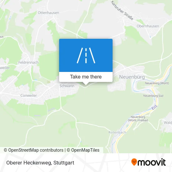 Карта Oberer Heckenweg