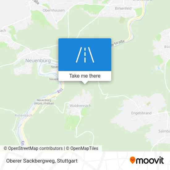 Карта Oberer Sackbergweg