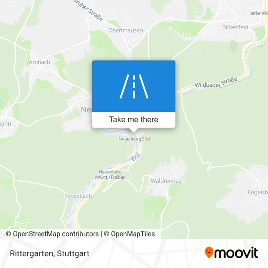 Карта Rittergarten