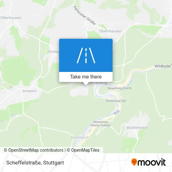 Карта Scheffelstraße