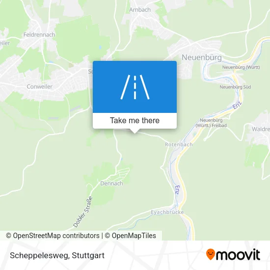 Карта Scheppelesweg