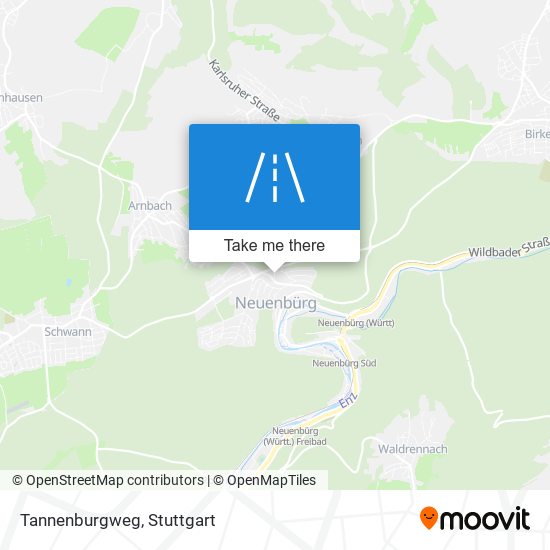 Tannenburgweg map