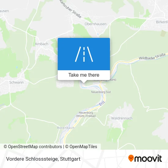Карта Vordere Schlosssteige