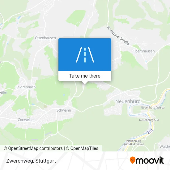 Карта Zwerchweg