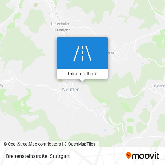 Карта Breitensteinstraße