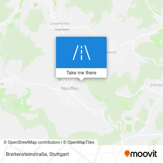 Карта Breitensteinstraße
