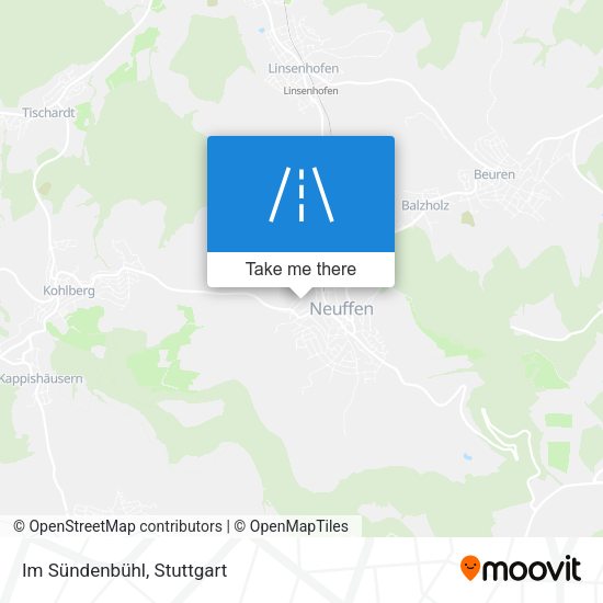 Im Sündenbühl map