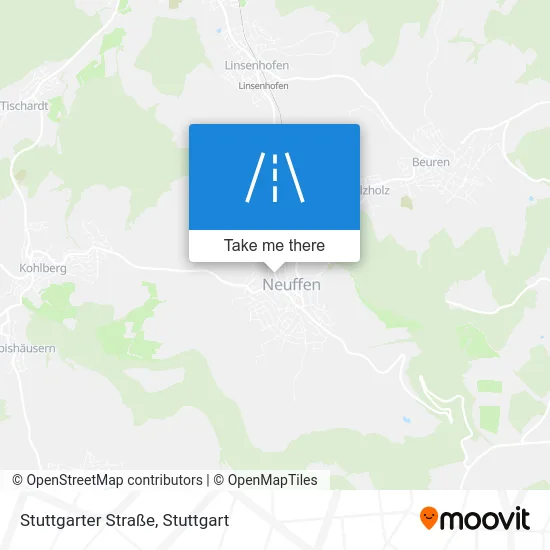 Карта Stuttgarter Straße