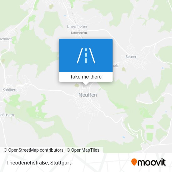 Карта Theoderichstraße