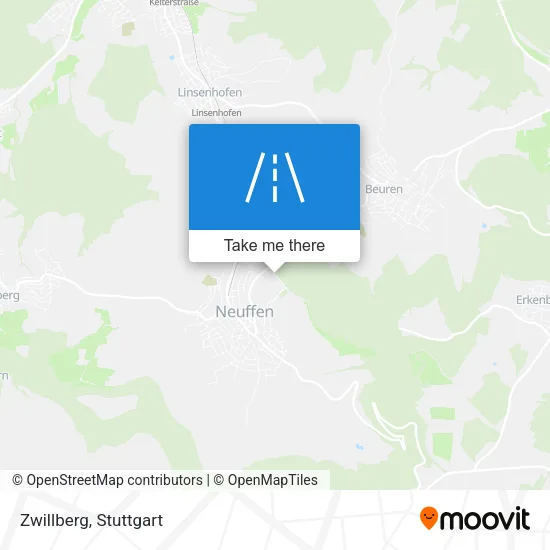 Карта Zwillberg