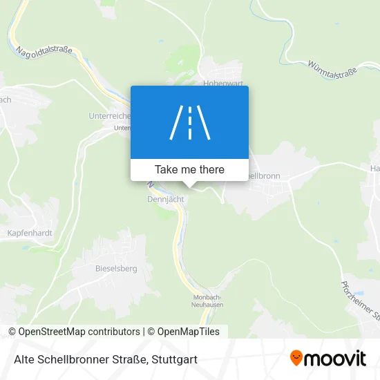 Карта Alte Schellbronner Straße