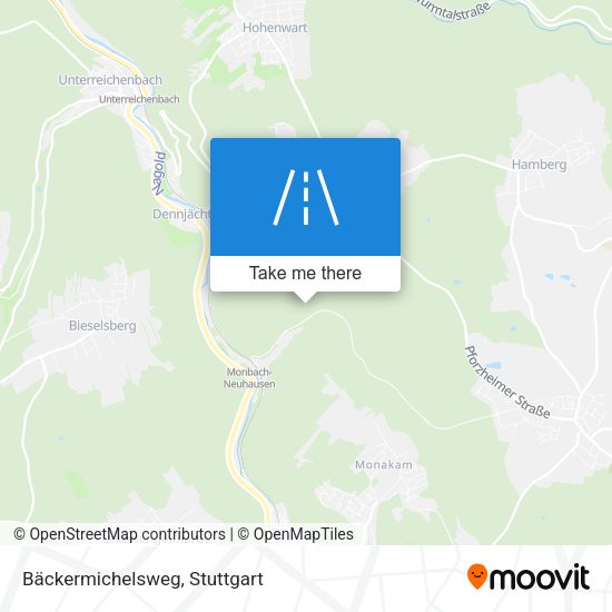 Bäckermichelsweg map