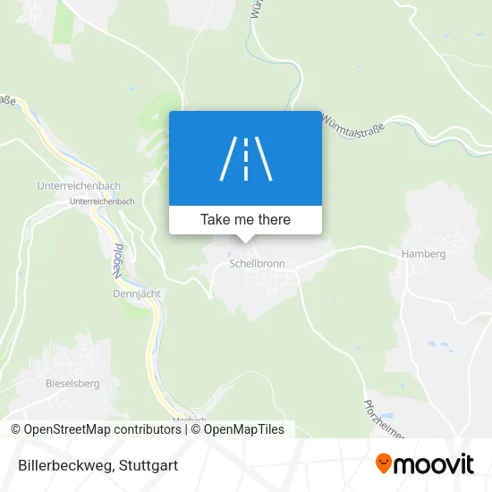 Карта Billerbeckweg