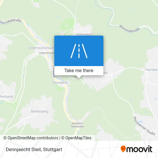 Карта Dennjaecht Steil