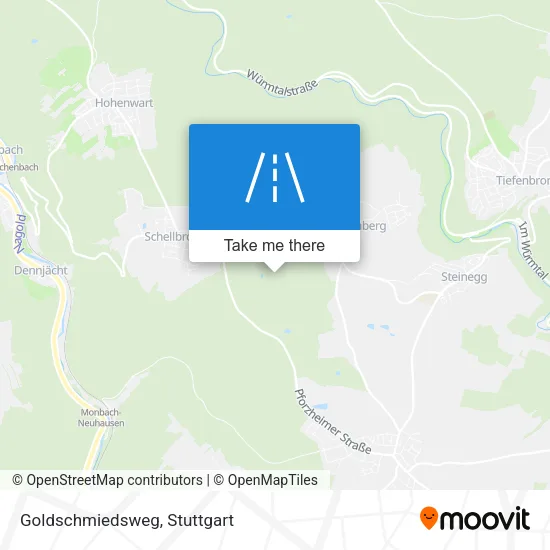 Карта Goldschmiedsweg