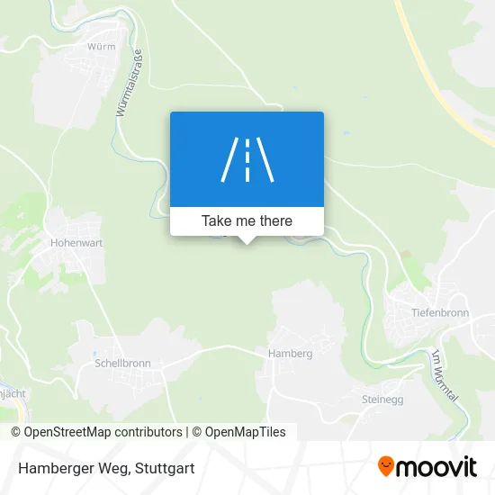 Карта Hamberger Weg