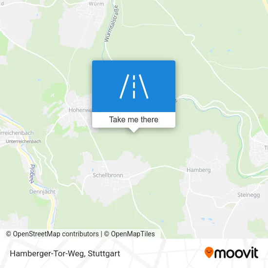 Карта Hamberger-Tor-Weg