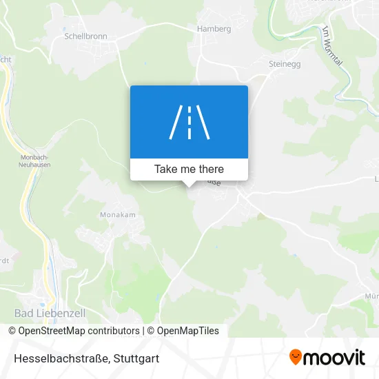 Карта Hesselbachstraße