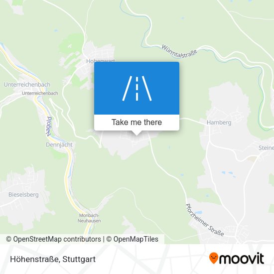 Höhenstraße map
