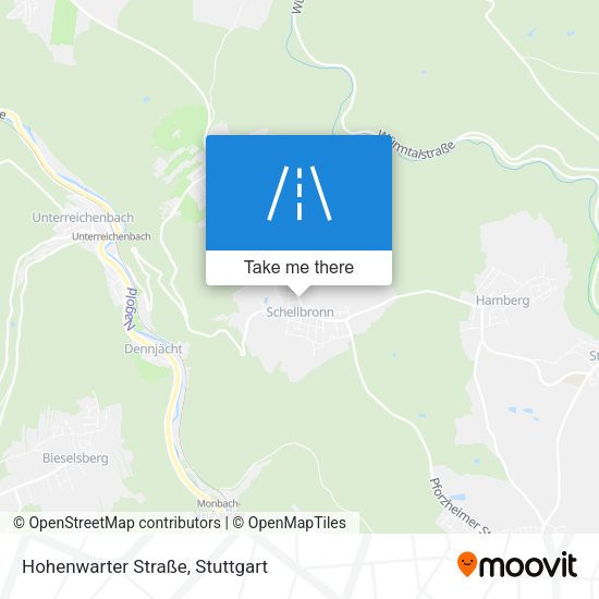 Hohenwarter Straße map