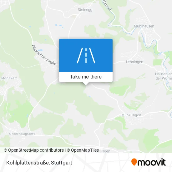 Карта Kohlplattenstraße