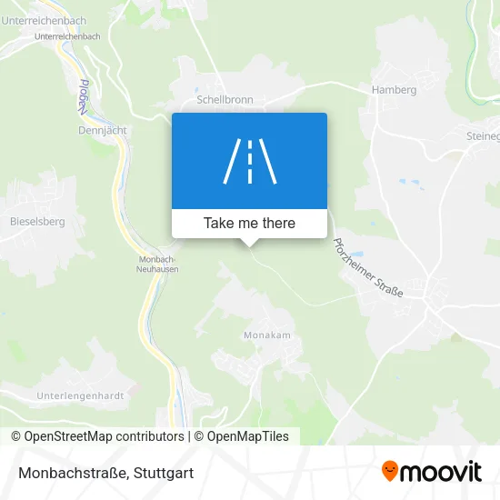 Карта Monbachstraße