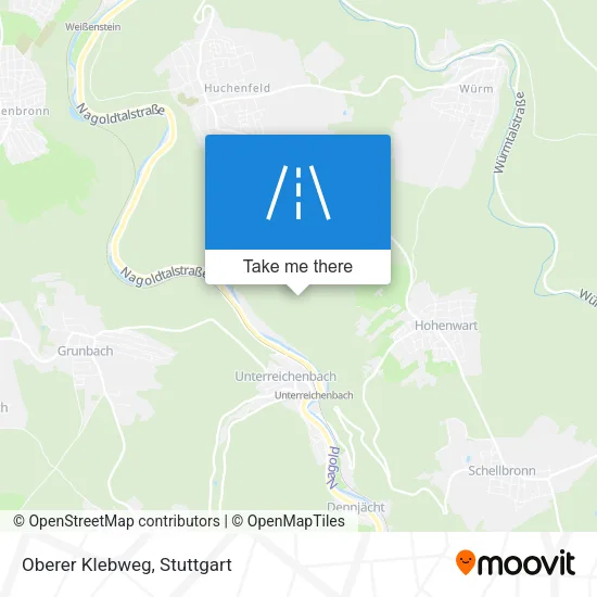 Карта Oberer Klebweg