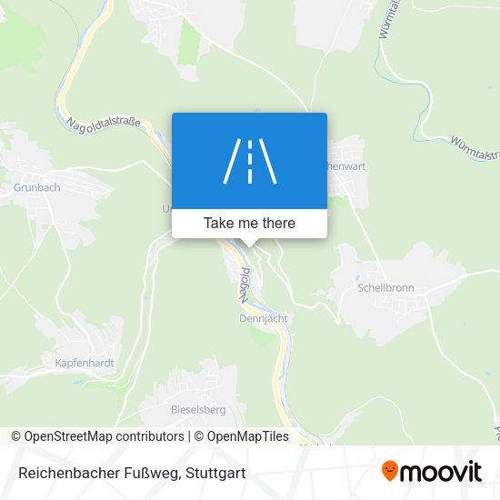 Reichenbacher Fußweg map