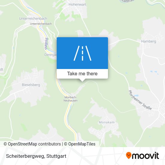 Карта Scheiterbergweg
