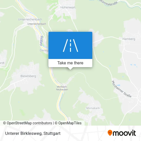 Карта Unterer Birklesweg