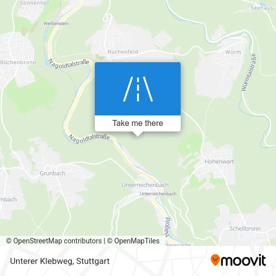 Карта Unterer Klebweg