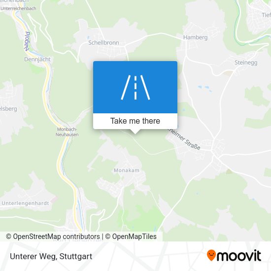 Карта Unterer Weg