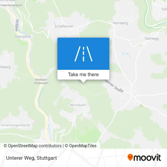 Карта Unterer Weg