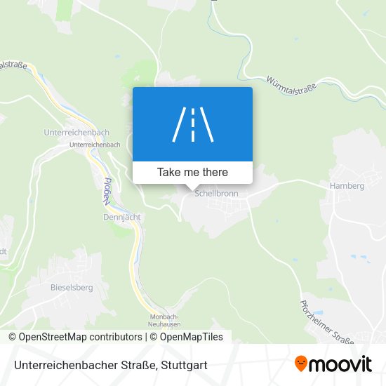 Unterreichenbacher Straße map